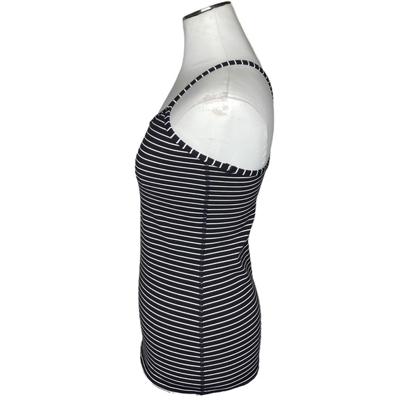 Lululemon Power Y Tank Parallel Stripe Black White - Picture 5 of 9